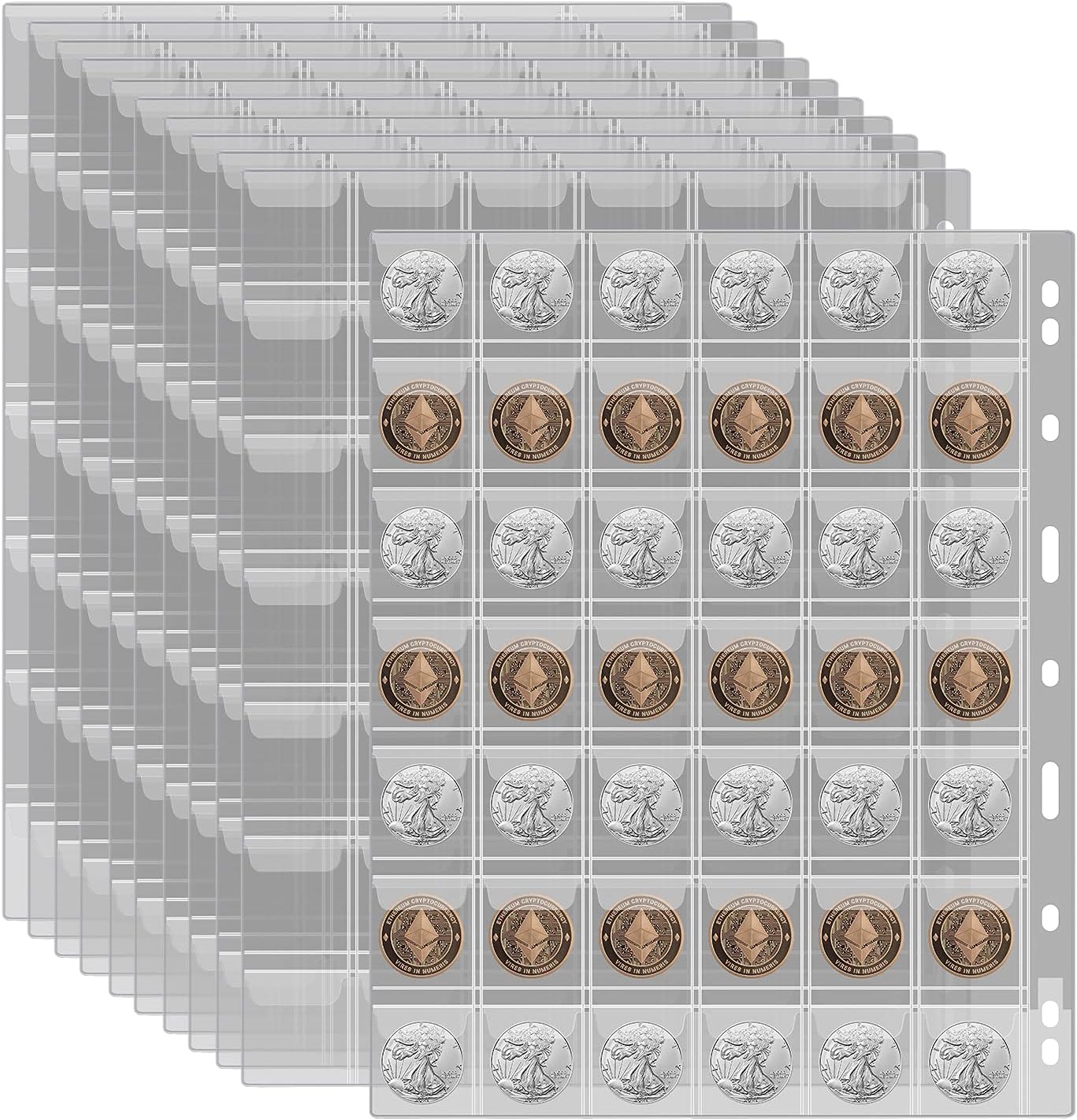 Érmegyűjtő album teljes nézet