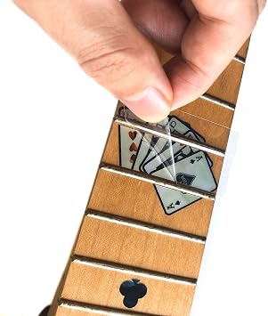 Inlay Sticker Fret Markers for Guitars - Playing Cards - White Pearl,F-020PC-WT