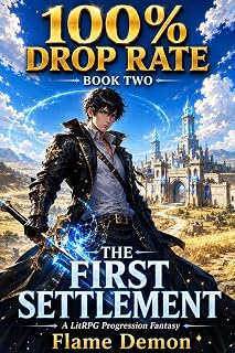 100% DROP RATE ,BOOK TWO : THE FIRST SETTLEMENT : A LitRPG Progression Fantasy by Flame Demon — Litrpg Kindle bestseller