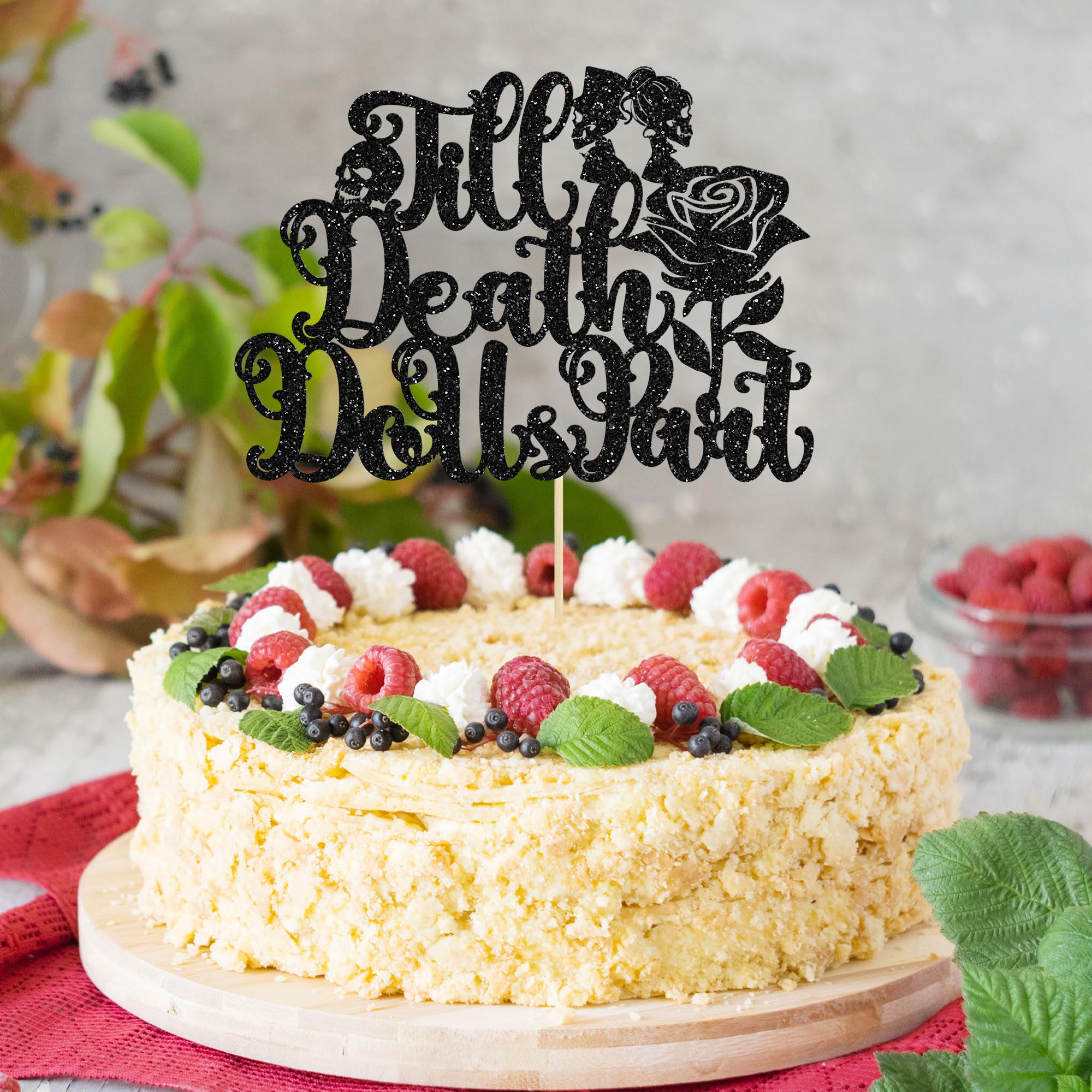 Party-Konfetti „Til Death Do Us“ – 180 Stück, Gothic-Deko Für Junggesellinnenabschied, Halloween Oder Hochzeit