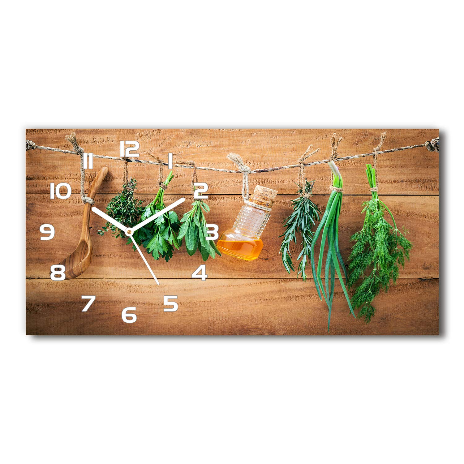Horloge silencieuse Tulup en verre pour supprimer le tic-tac du salon
