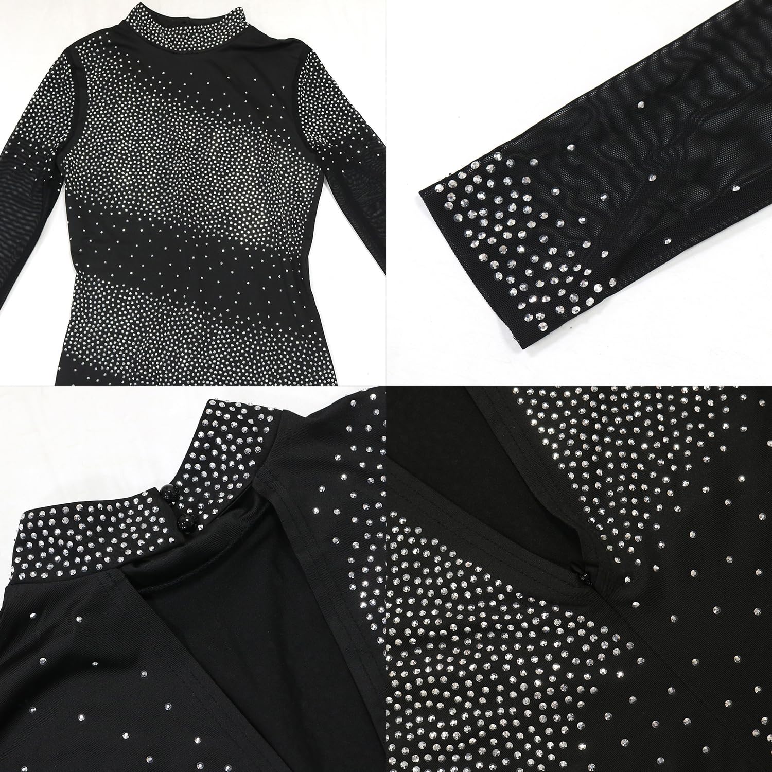 Women Sexy Hot Drilling Process Sexy Dress Party Club Night Dress