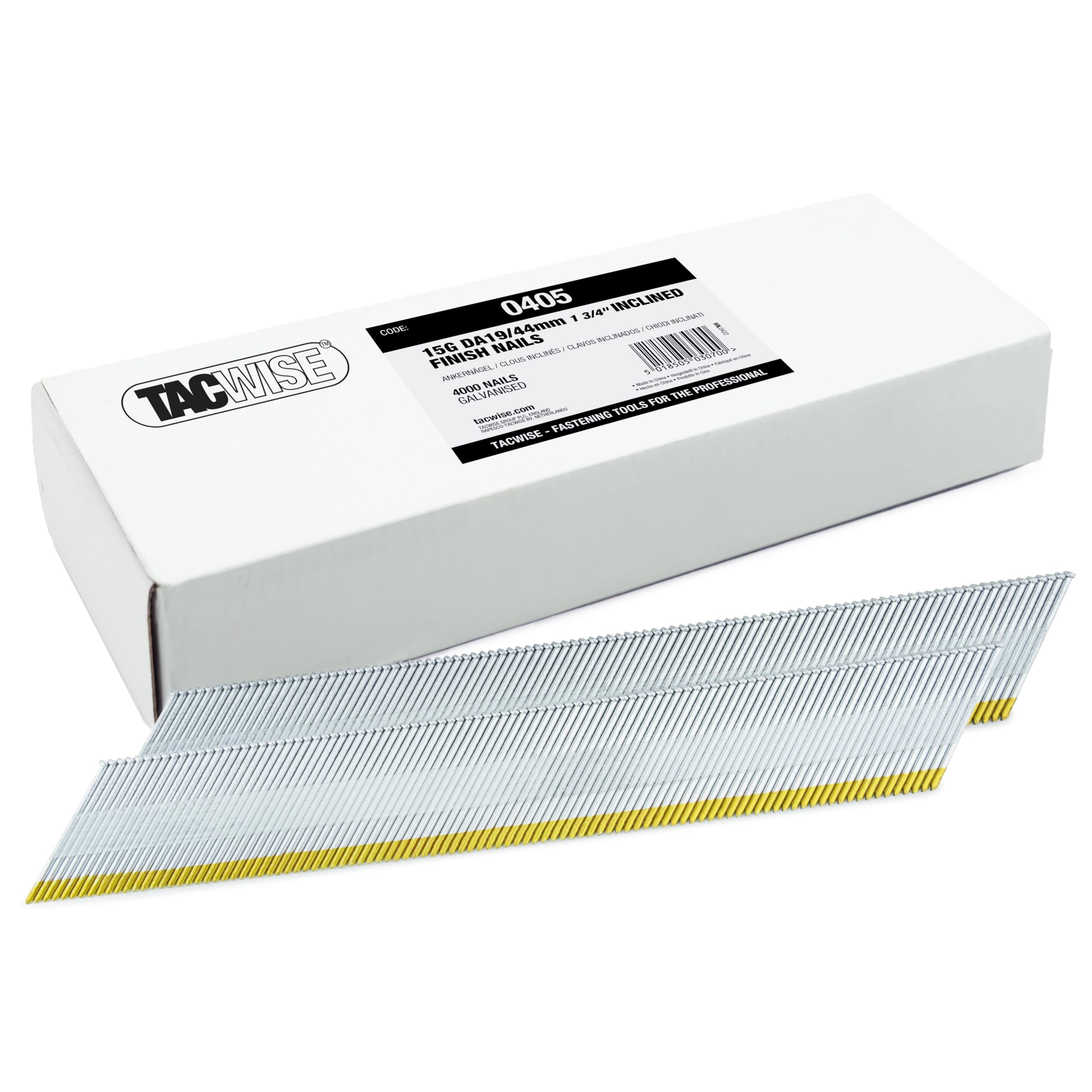 Clous de Finition inclinés anti-rouille de 44 mm type DA 15G boîte de 4000