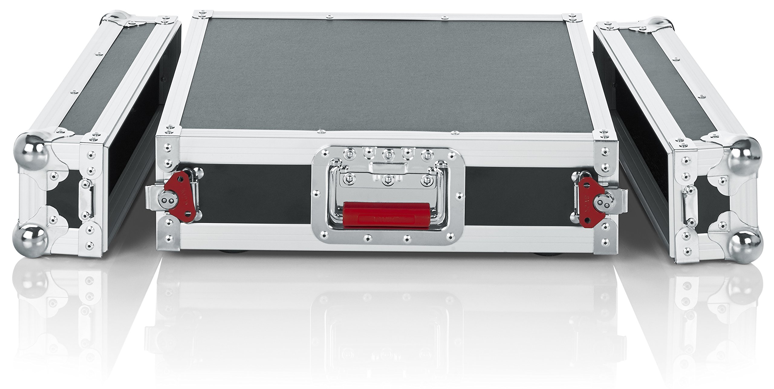 Gator Cases GTOUR Standard & Shallow Racks ATA Flight Rack-Koffer aus Holz; 2U; 17“ tief (G-TOUR 2U)