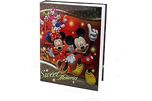 Disney Photo Album: Sweet Memories Red Album for Mickey Mouse Aficionados