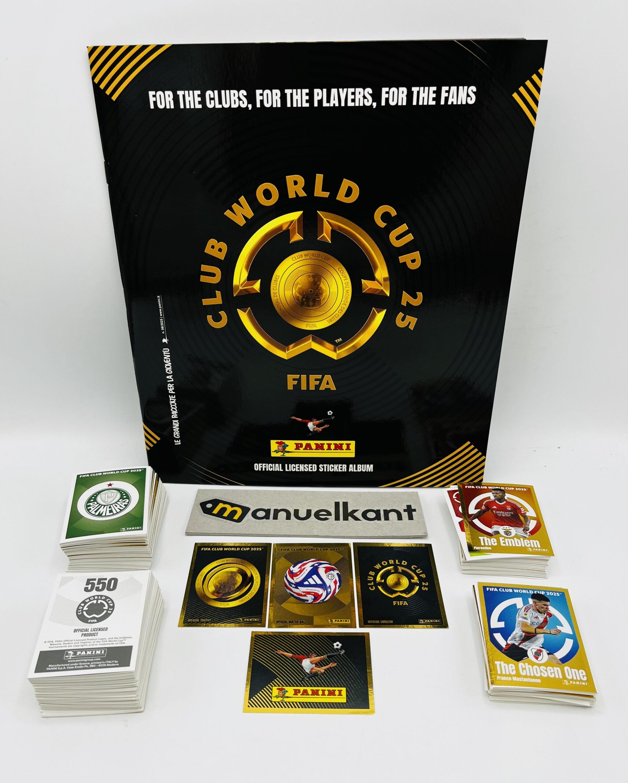 manuelkant Album ITA + Set Completo per la raccolta di figurine FIFA Club World Cup 2025 Panini