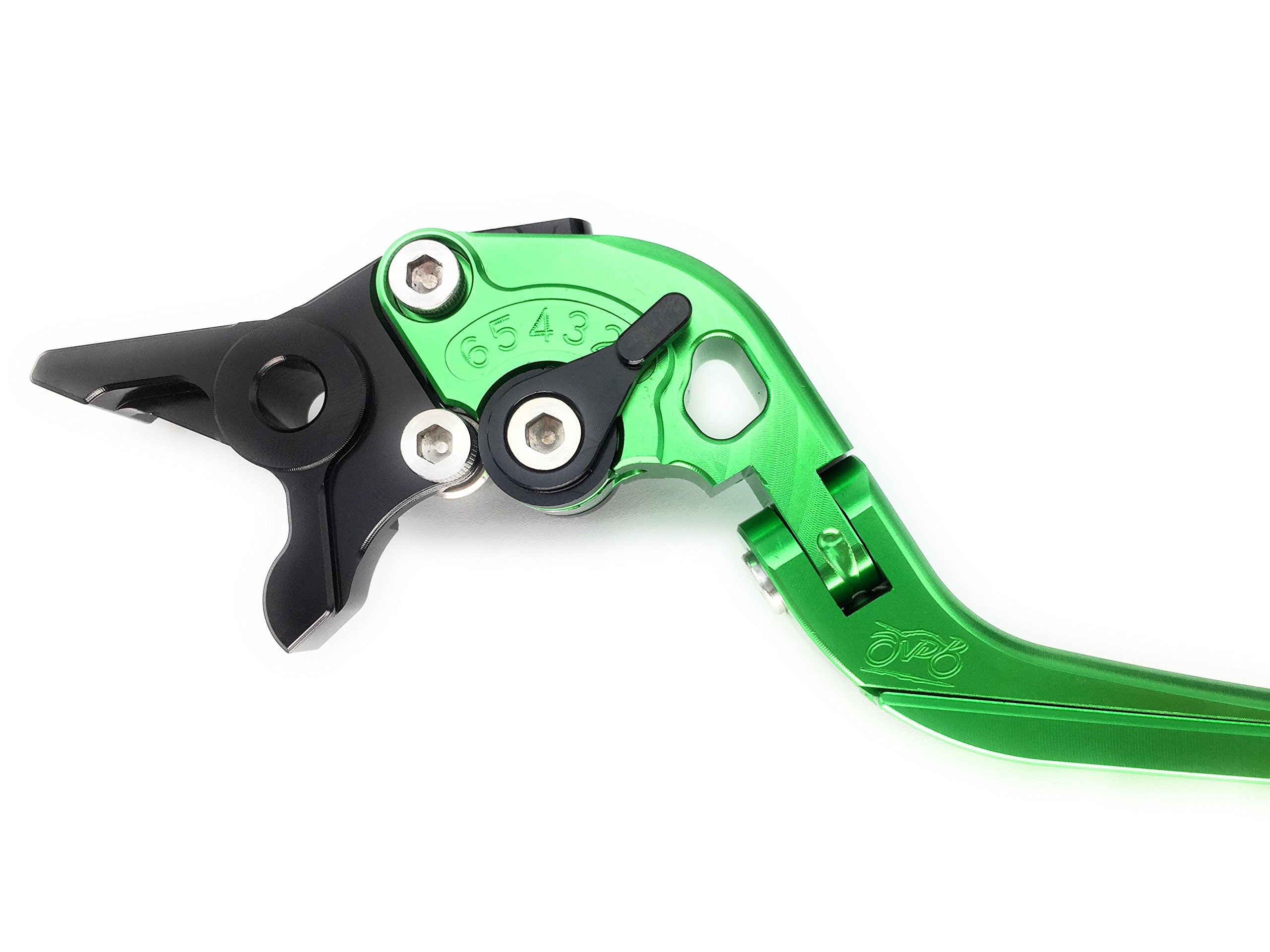 avdb-moto Coppia di leve regolabili e pieghevoli CNC Compatibile con Kawasaki Z750 2007 – 2013, Z800, Z800E 2013 2014 2015 2016