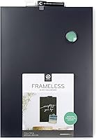 Vista 1 de U Brands Pizarra magnética, 11 x 15.5 pulgadas, sin marco, superficie mate premium, incluye marcador e imán