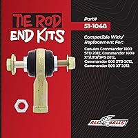 Vista 5 de All Balls Racing - Kit de extremo de barra de acoplamiento 51-1048 compatible con/repuesto para Can-Am Commander 1000 XT/LTD/DPS 12