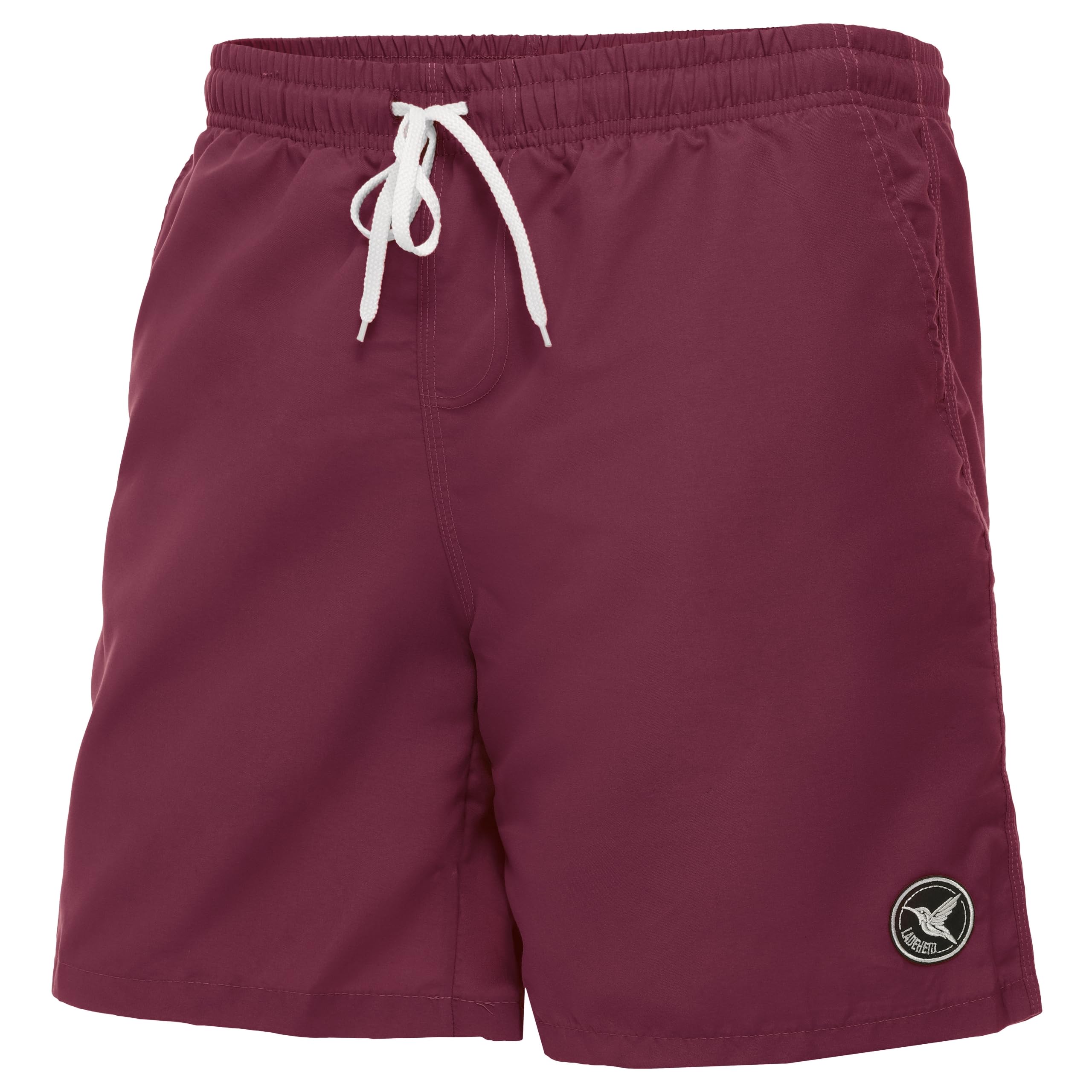 Ladeheid Costume Uomo Mare Lungo con Taschino, Medium Drawstring, Fodera in Rete, Costumi da Bagno, Boxer per la Spiaggia, la Piscina e Il Surf LA40-129