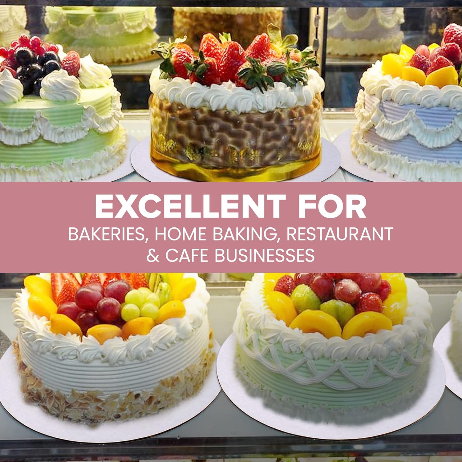 Exclusive Discount 90% Price [20 Pack] 10 Inch Round Cake Boards - Grease Proof Cardboard Disposable Cake Pizza Circle Scalloped White Tart Decorating Base Stand