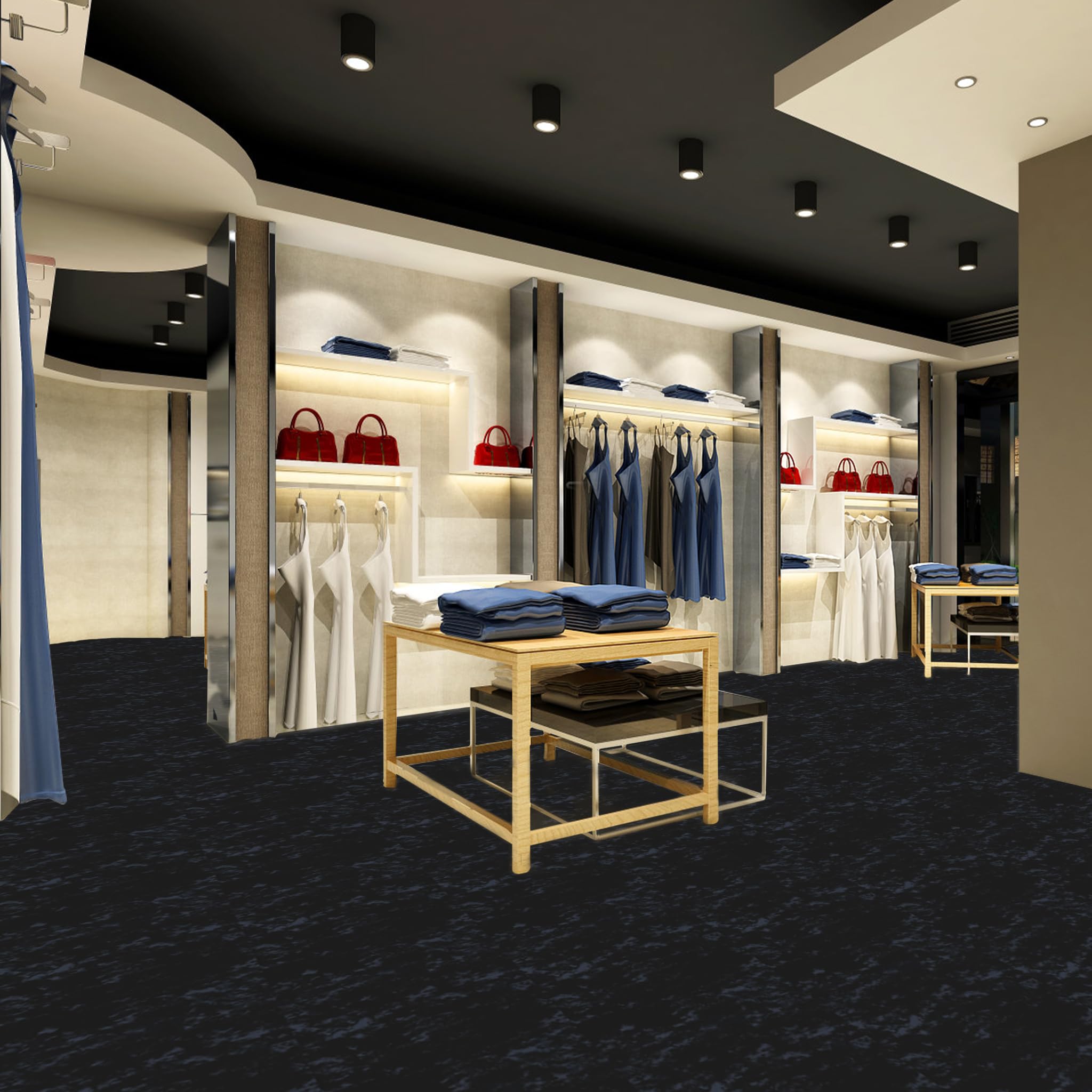 30 x 30 cm, rivestimento per pavimenti in vinile, laminato, antiscivolo, impermeabile, autoadesiva, 5,02 m², spessore 1,5 mm (54 pezzi, tipo G)