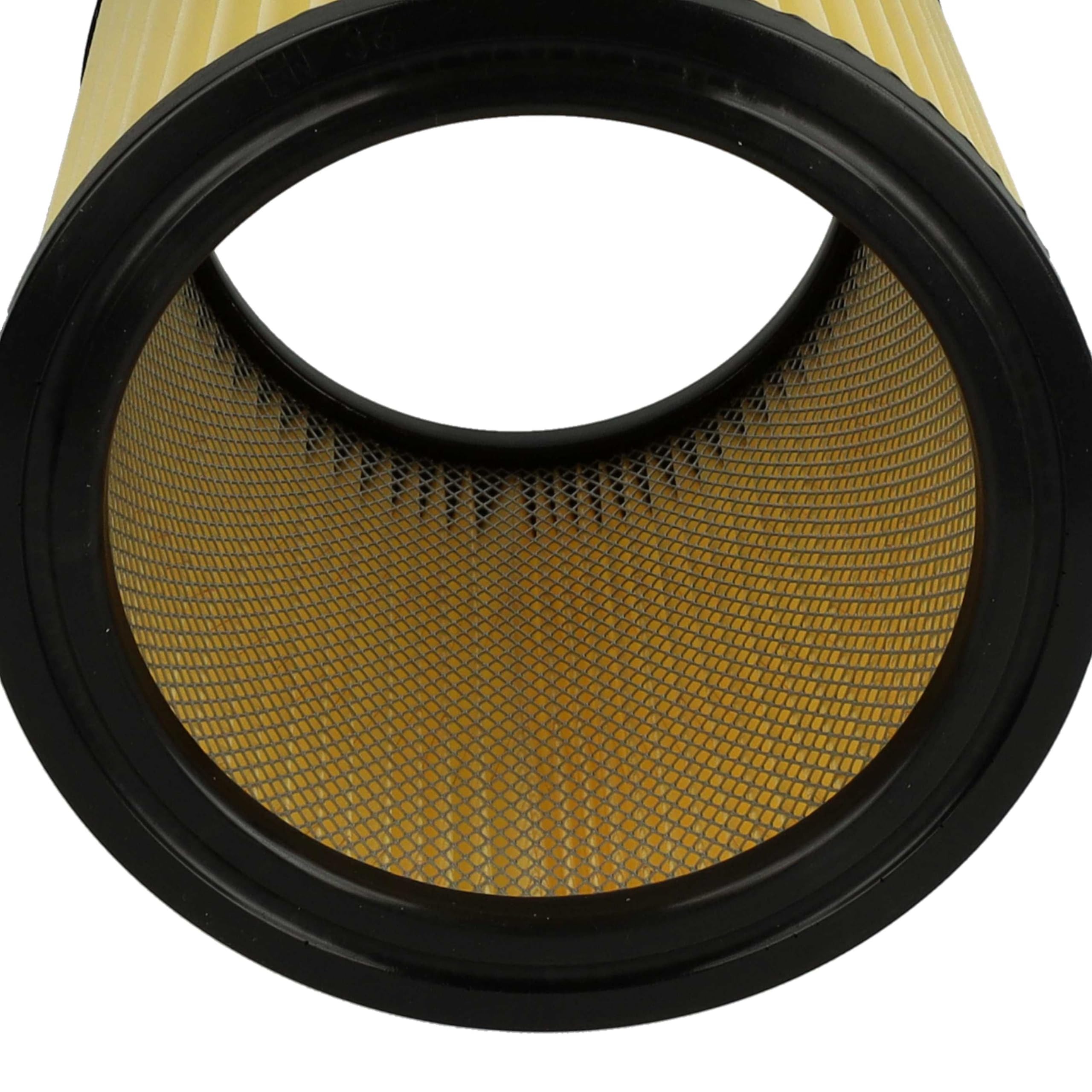vhbw 3x filtro a pieghe piatte sostituisce Hikoki Hitachi 750435, 710060 per aspiratore - nero/giallo