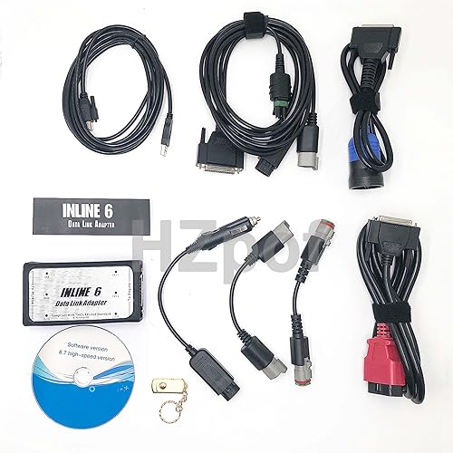para Cummins INLINE6 3165033 Adaptador de enlace de datos Insite 8.7 Herramienta de diagnóstico resistente Interfaz de escáner CAN Flasher Remapper