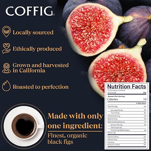 Miniatura 3 de Coffig Sustituto original del café orgánico bebida de higo tostado bebidas energéticas de hierbas sin cafeína 529 onzas 529oz