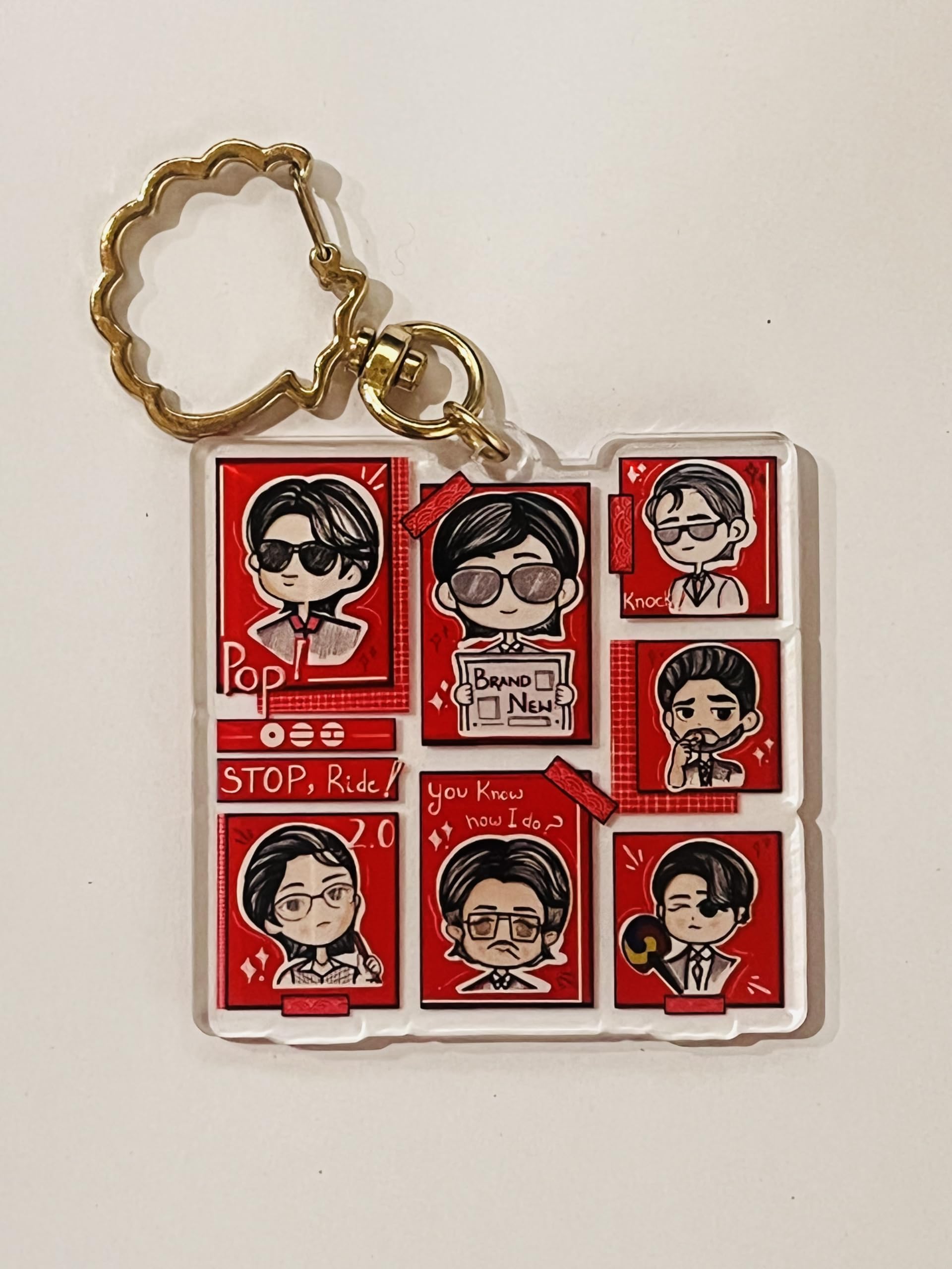 Bangtan 2.0 Acrylic Printed K-Pop bts Keychain – Cute arirang Inspired Bag Charm Merch, gift for Music Fandom-image-35