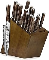 Shun Premier 15-Piece Knife Block Set - VG-MAX Super Steel Core, Damascus Clad, Handcrafted Japan