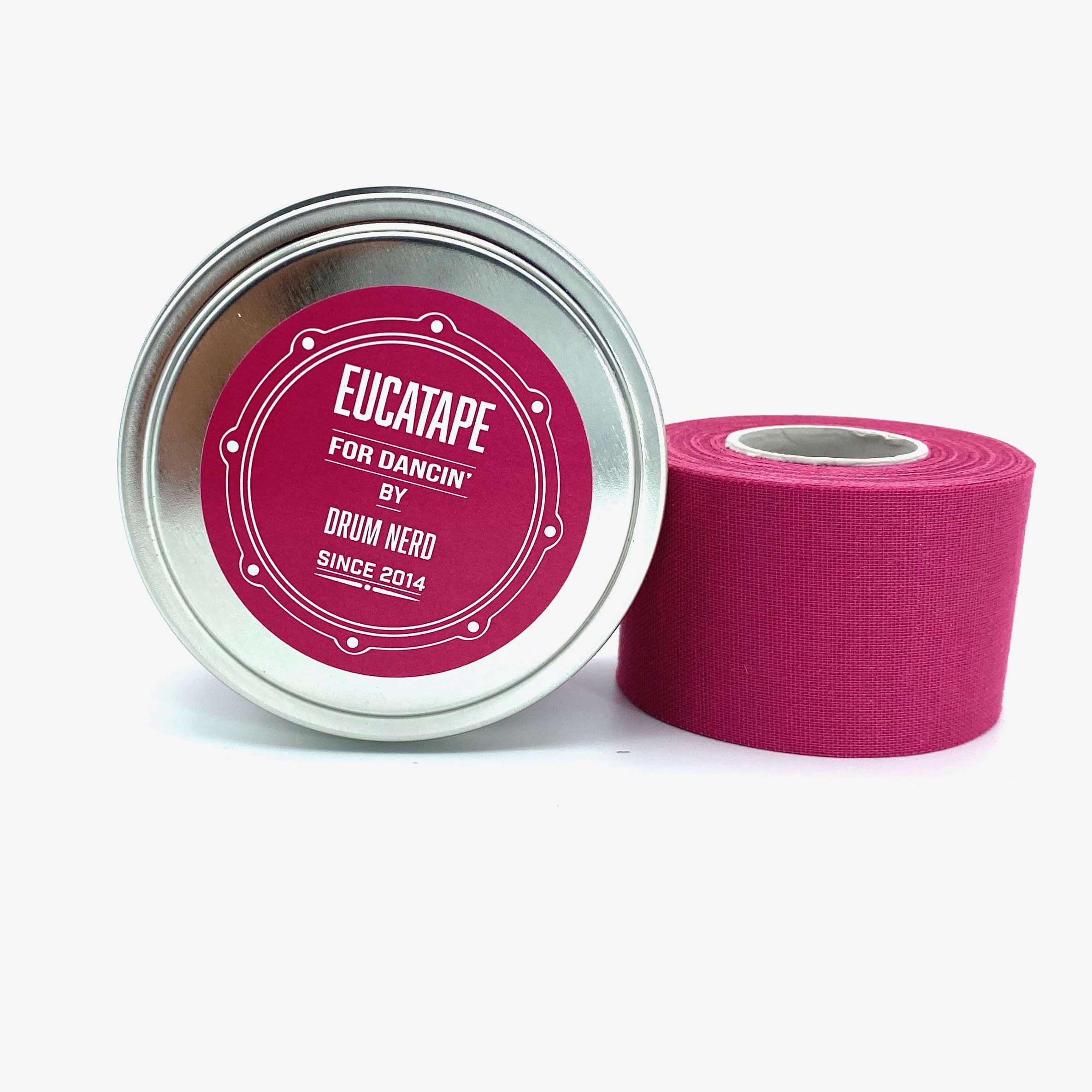 Eucatape Eucalyptus Infused Dancing Tape - Heals and Protects from Blisters Cuts Dry Skin in Ballet Salsa Hip Hop Ballroom Contemporary Latin Irish Modern Jazz Tap, Pink