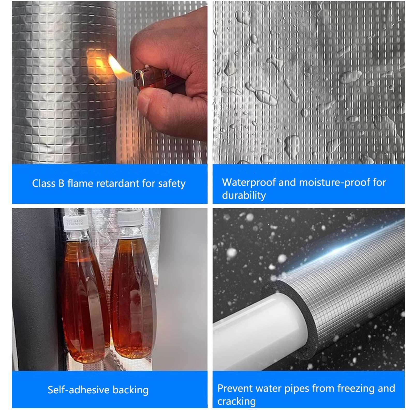 9 Unidades de Tubo Aislante de Espuma for Tuberías con Bordes Auto-Agrietables, Coquilla Aislante y Churros Piscina de Espuma for Protección de Esquinas(Id-22mm(7/8"))
