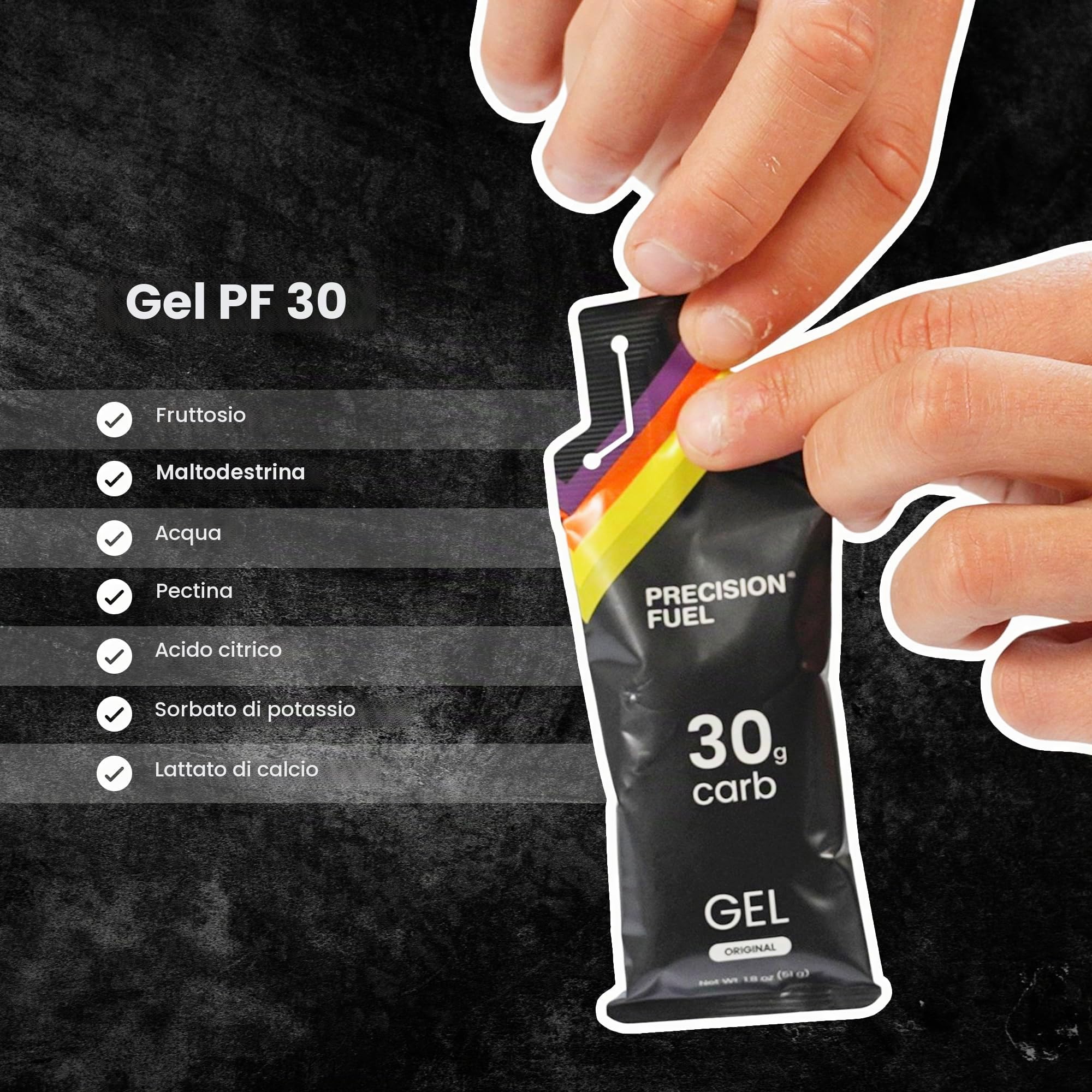 Precision Fuel PF30 Energy Gels - Gel per Corsa dal Gusto Neutro e Delicato per Atleti di Endurance, 30g di Carboidrati, Perfetto per Corsa e Sport di Lunga Durata (Pack of 15)