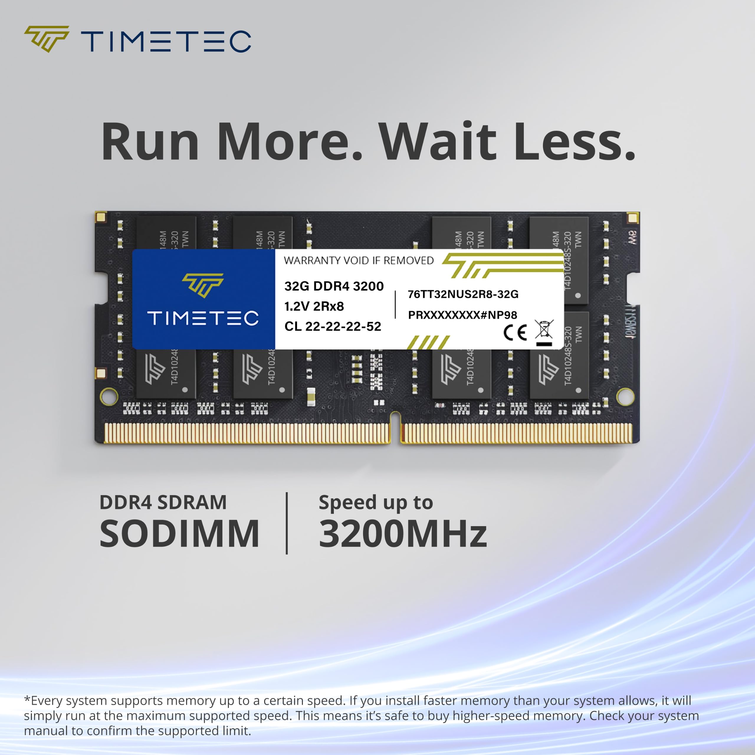 新品 TIMETEC プレミアムメモリ 64GB 2x32GB Mac用 RAM Timetec 64GB KIT(2x32GB) DDR4 3200MHz PC4-25600 Non-ECC Unbuffered