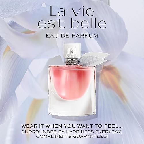 Miniatura 3 de Lancôme La Vie Est Belle Eau de Parfum - Fragancia de larga duración con notas de iris, pachulí terroso, vainilla cálida y azúcar hilado, perfume