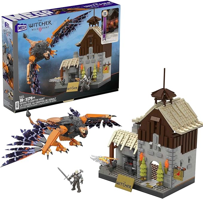 Kritiker und Zuschauer verdammen die vierte Staffel von Netflixs Der Hexer 11 81sSrFn DeL. AC SX679 MEGA The Witcher Building Toys Set, Geralt’s Griffin Hunt with 1170 Pieces, 1 Micro Action Figure and Accessories, Adult Collectible