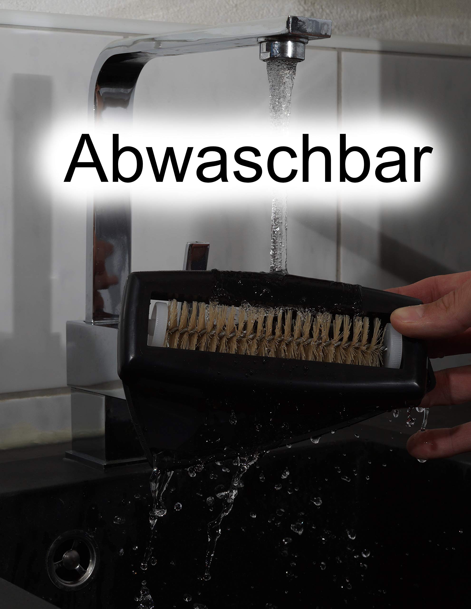 Aspirabriciole Manuale A Rullo - Senza Elettricità, Perfetto Per Tavoli, Auto E Animali Domestici, Colore Nero - Foto 6