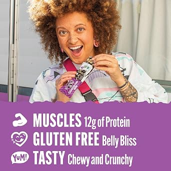 Lenny & Larry's Cookie-fied Protein Bar Cookies & Creme Vegan Protein Bars 9x45g Healthy Snacks with 12g Plant Protein & 5g Fiber Gluten Free Power Bar, Non-GMO & Vegan