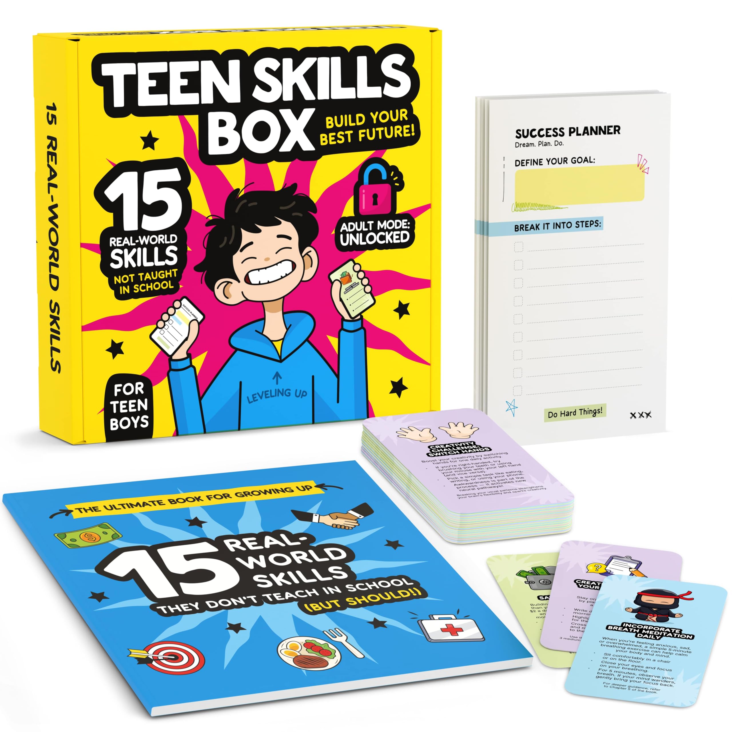Teen Skills Box - Gift for Teen Boys 13-17 Year Old