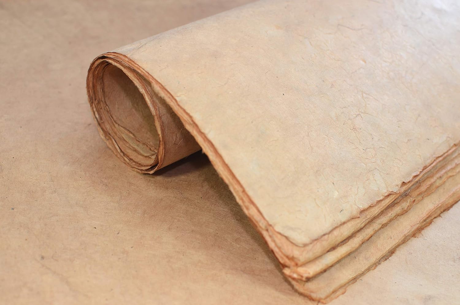 Kathmandu Valley Co. Sustainable Wrapping Paper Handmade from Tree-Free Lokta Paper. Reusable Gift Wrap 10 Sheets 20x30 inches. Made in Nepal. (Busy Bee)