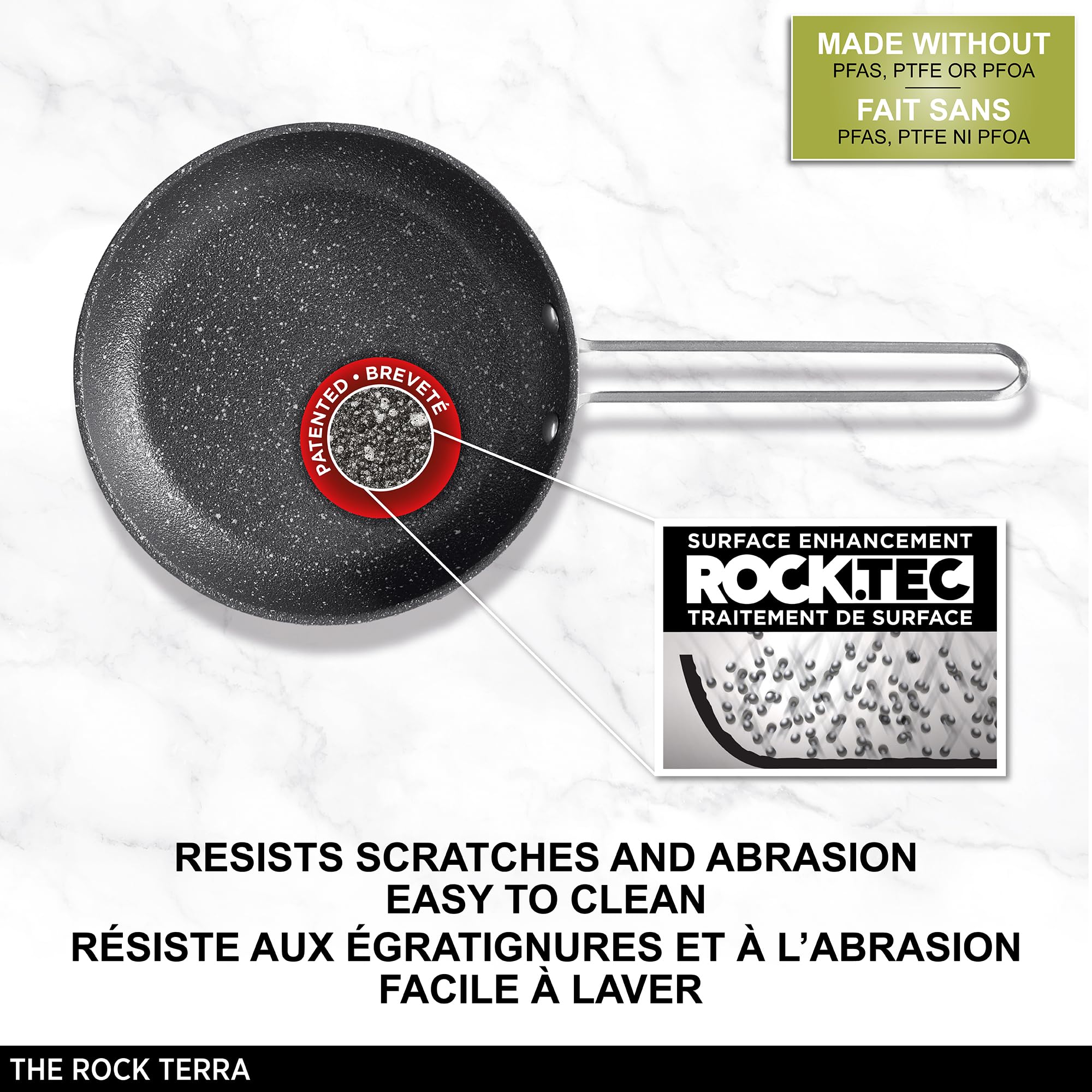 Starfrit The Rock Terra Fry Pan - Non-Stick Ceramic -5 Starfrit The Rock Terra Fry Pan - Non-Stick Ceramic -5