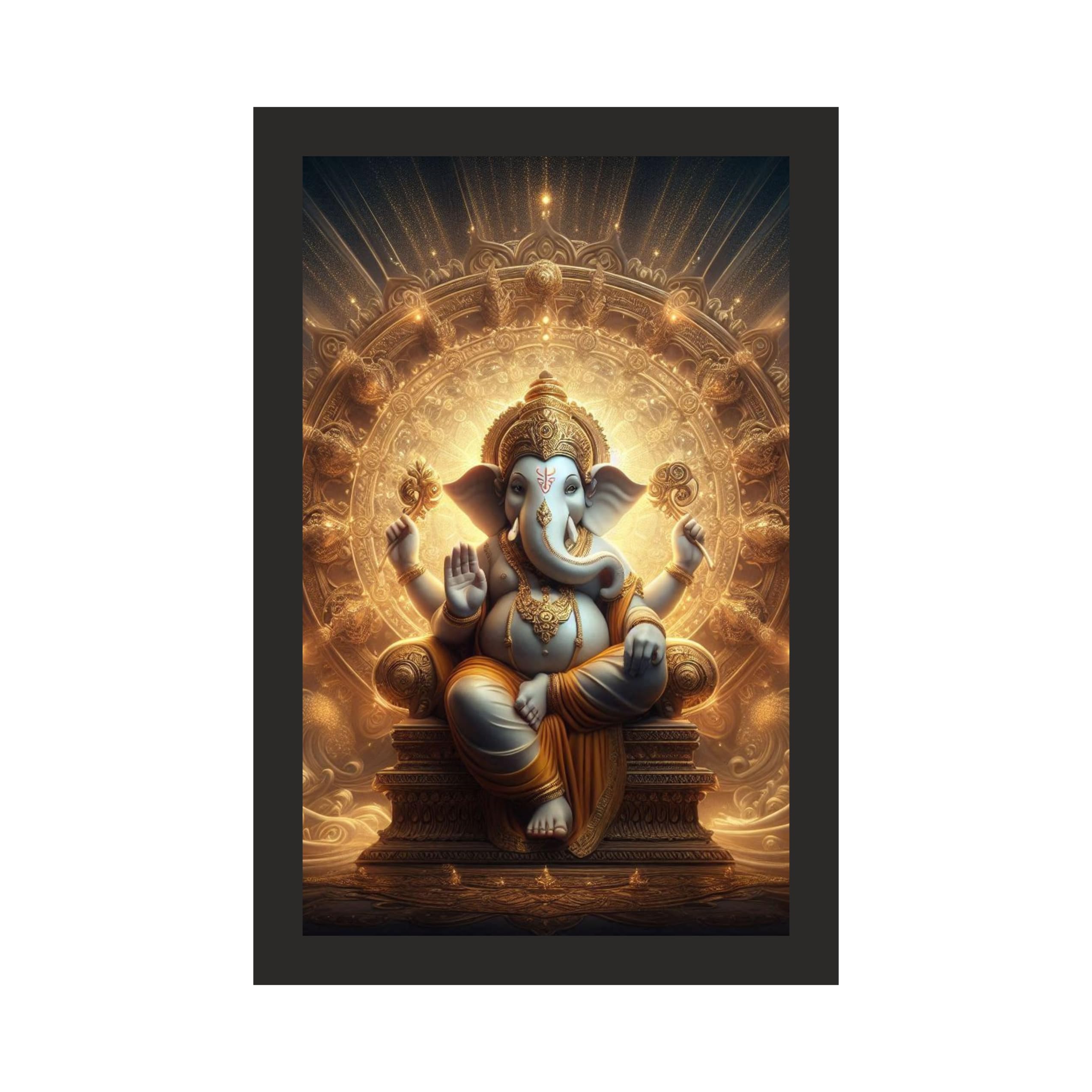 Divine Mandala Ganesha: 12x18