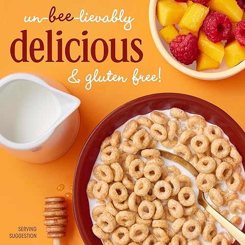 Miniatura 10 de Cereales para desayuno con avena Cheerios Honey Nut sin gluten 188 onzas
