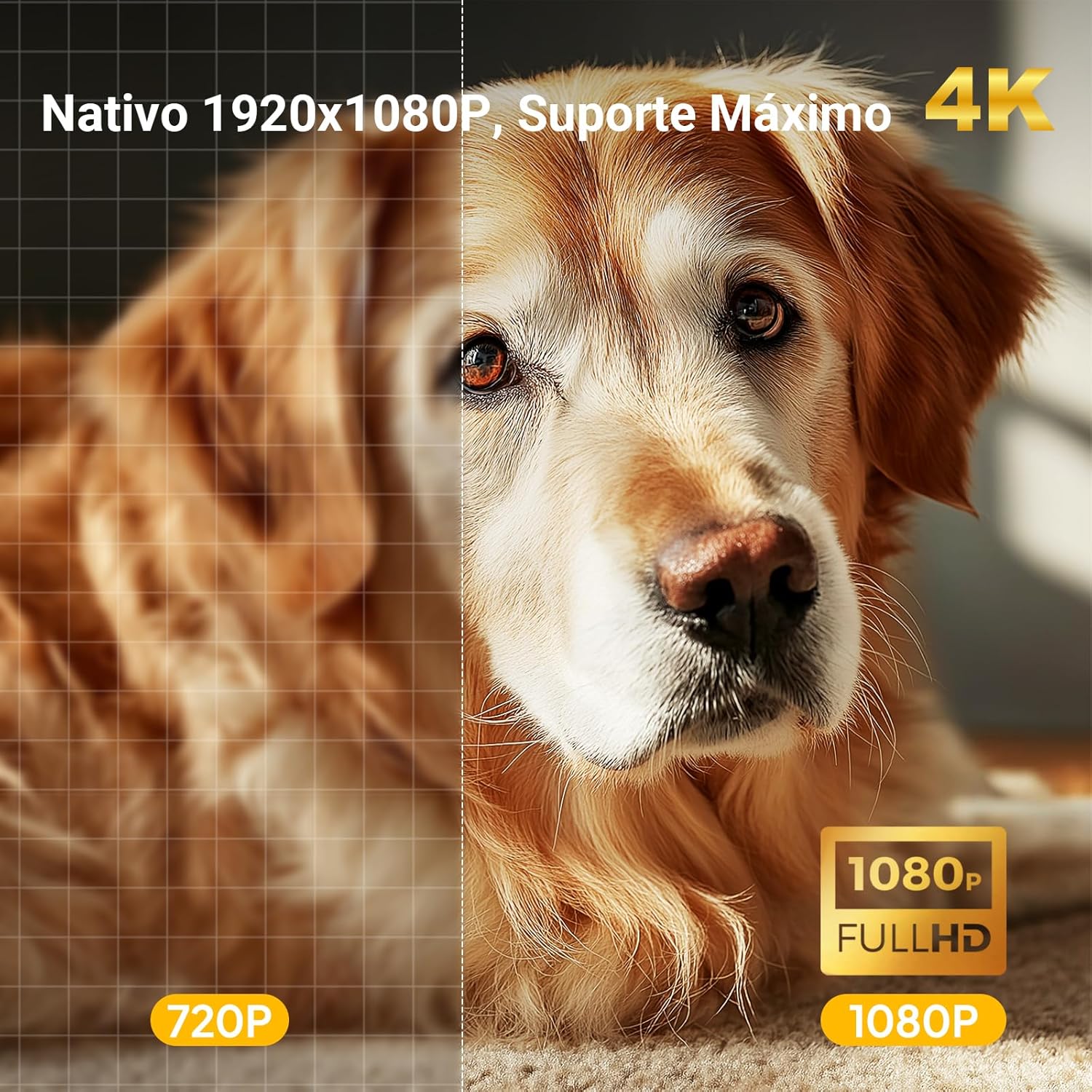 Resolution comparison 720P vs 1080P