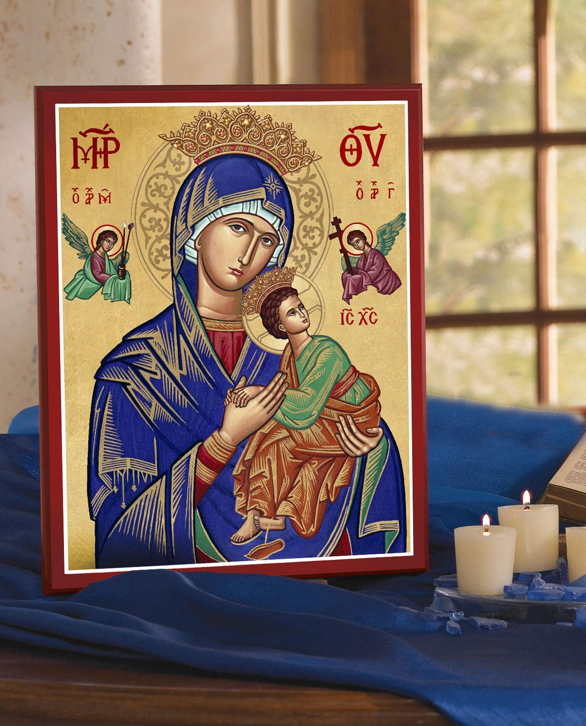 Amazon.com: Monastery Icons Our Lady of Perpetual Help Crowned