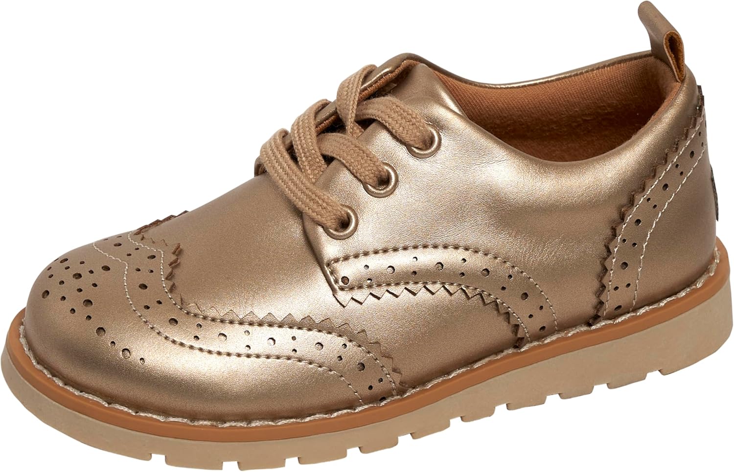 (Bidding on 2 pair) Modern Moments by Gerber Unisex-Child Oxfords 6 Toddler Platinum