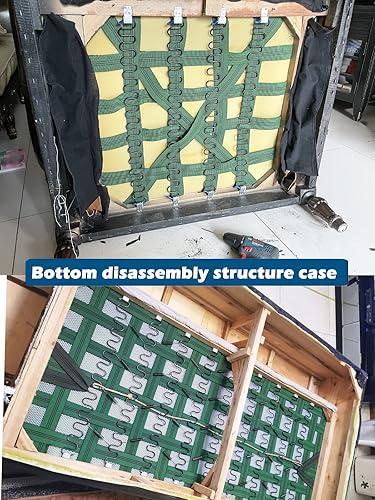Miniatura 6 de Kaupuar Kit de repuesto de resorte de tapicería de sofá de 18 pulgadas, 4 piezas para reparación, piezas reclinables, reparación de sillas, asiento