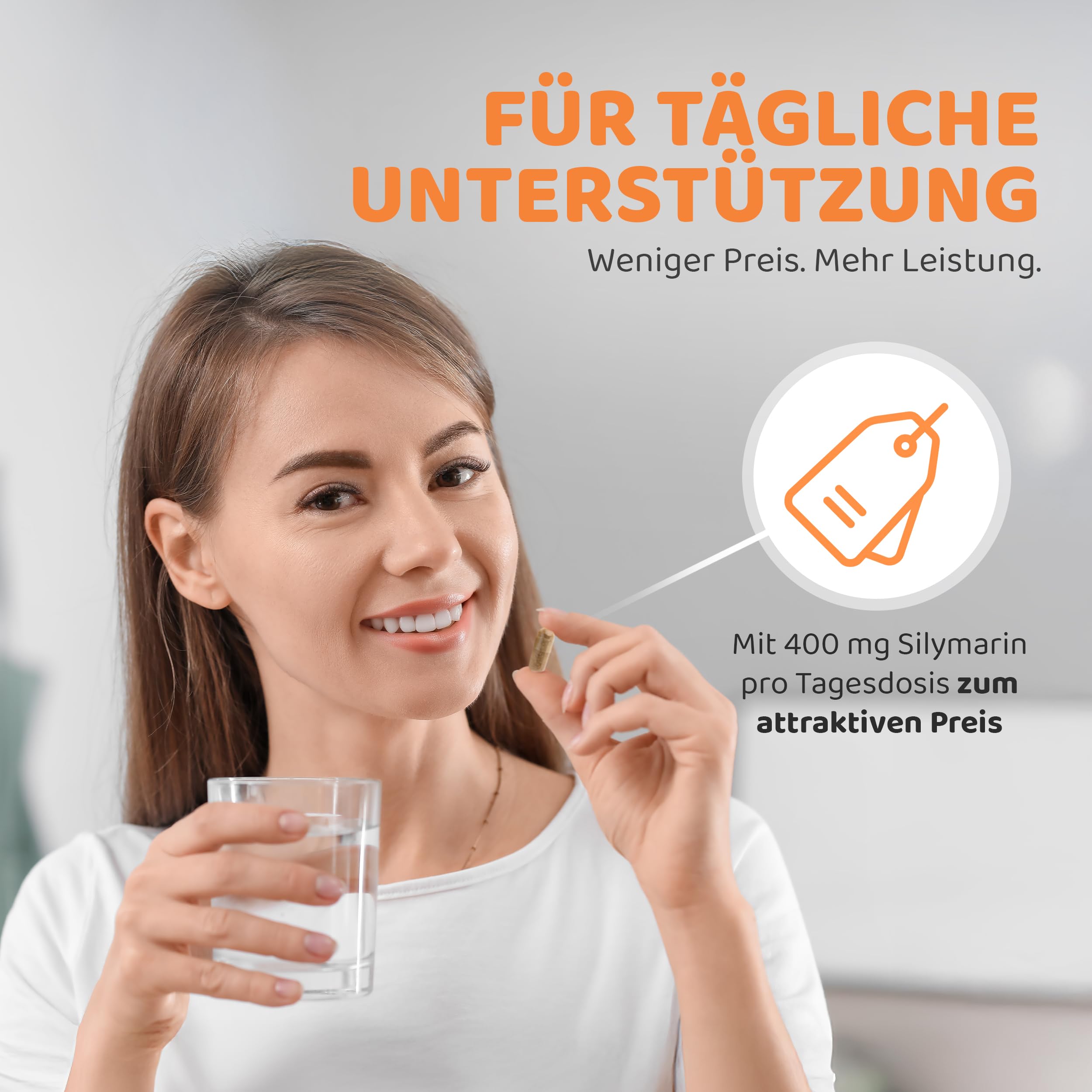 Mariendistel Artischocke Löwenzahn Komplex (120 vegane Kapseln) – Leberkur - 2-Monate – Cholin unterstützt die Leberfunktion und Entgiftung – ohne unerwünschte Zusätze – Leber Vital Komplex vitaworld