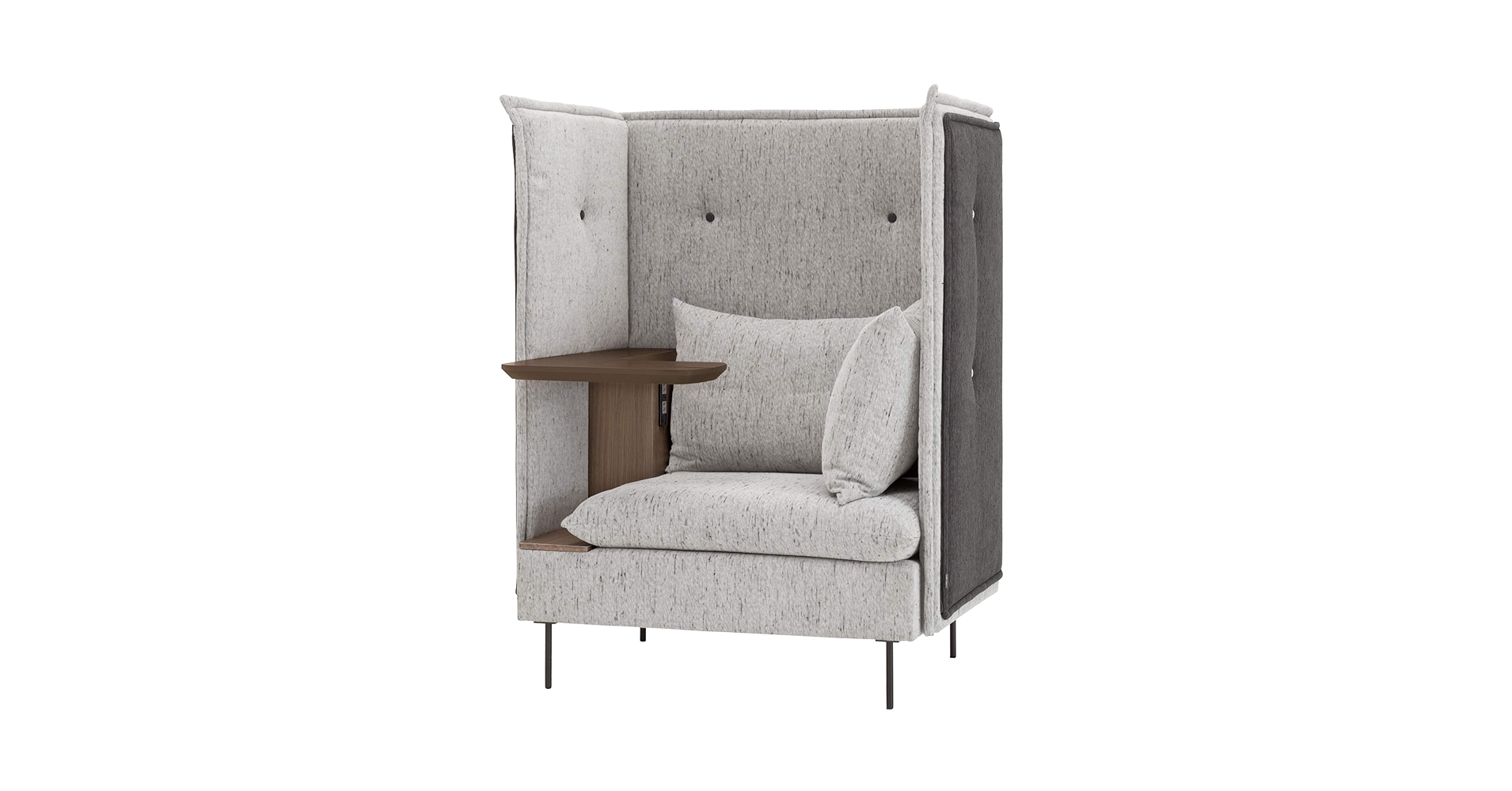 Amazon|オリバー(oliver) テーブル付き囲みソファ グレー W96cm×D82 Amazon|オリバー(oliver) テーブル付き囲みソファ グレー W96cm×D82