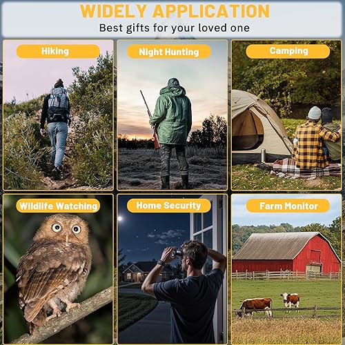 Miniatura 7 de WOSPORTS 4K Night Vision Goggles with 36MP Photo, 1300FT Range, Built-in Flashlight & Compass, 5000mAh Battery, Supports 256GB SD, for Security,