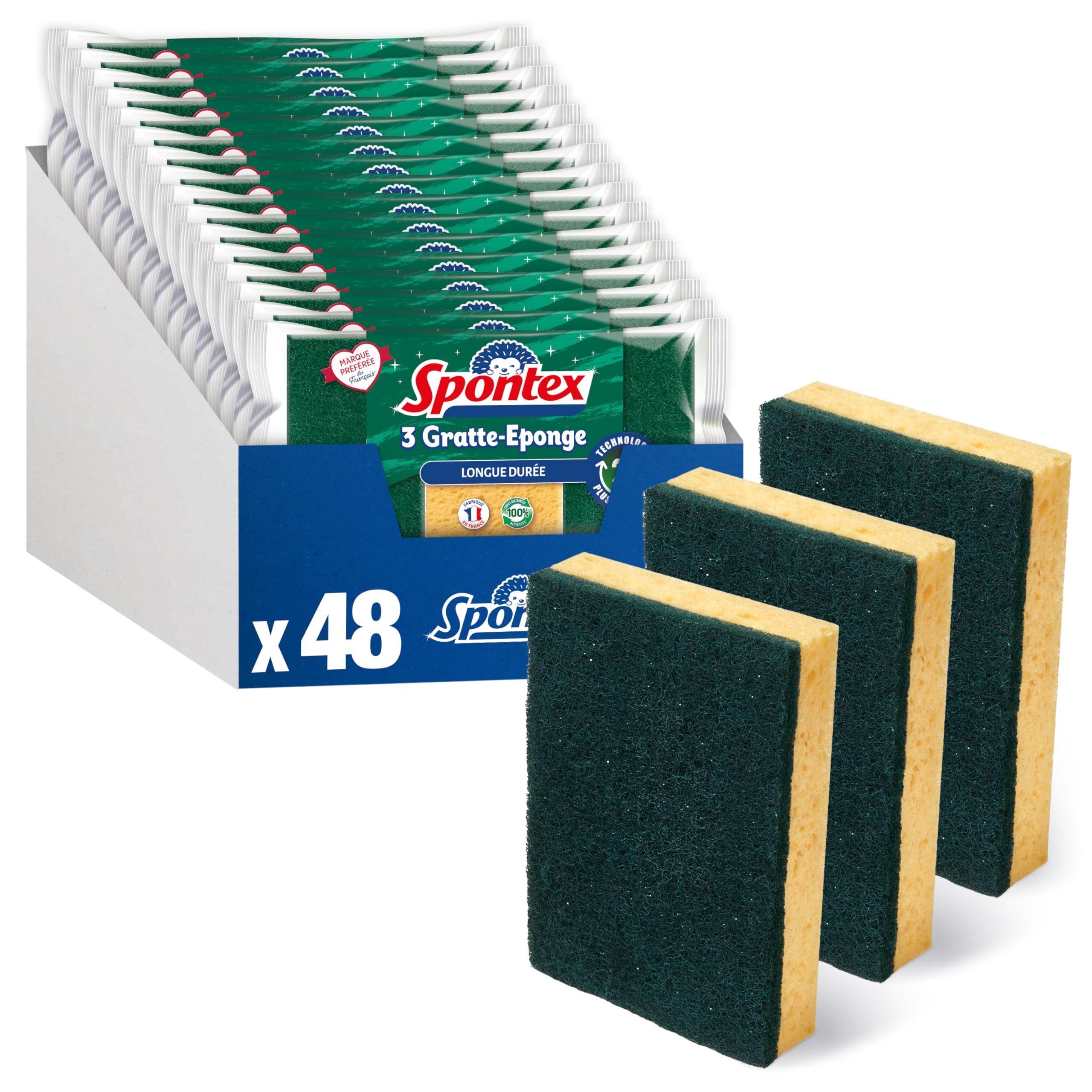 Promo 6 éponges Grattantes Vertes Apta Chez Intermarché