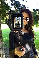 Vista 2 de Soporte vertical para GoPro Hero 12 11 10 9 8 7 6 5 4, DJI Osmo Action Vertical Frame Cámara Montaje vertical, adaptador vertical VRT