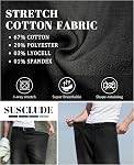 Susclude Hommes Bootcut Baggy Jeans Vieux argent Stretch Relaxed Fit Jeans Lightweight Wide Leg Vintage Stylish Casual Denim Pantalons