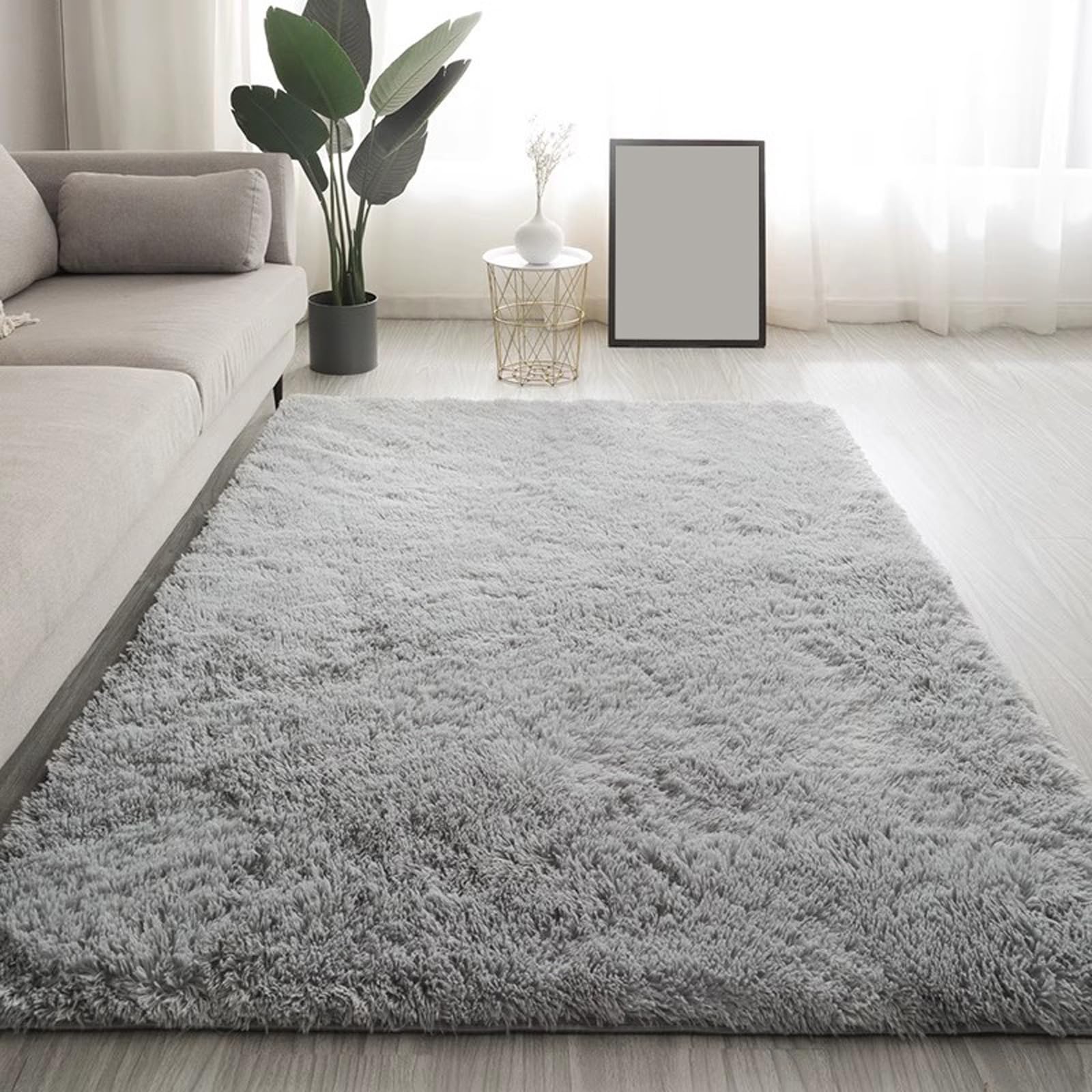Natte pour la terrasse et salon : tapis poil long anti-bruit