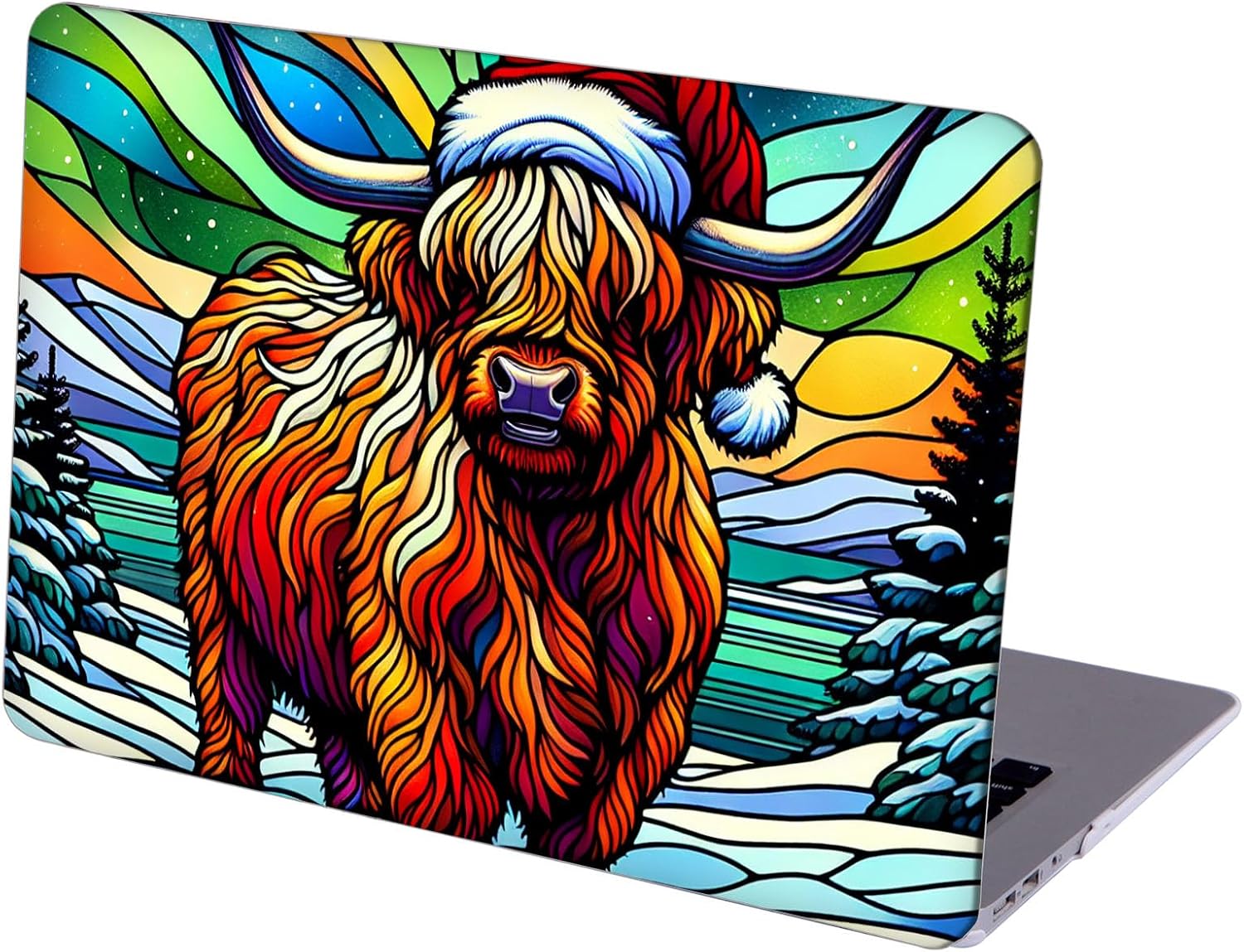 Compatible with MacBook Neo 13-inch, Hard Shell Case with Keyboard Cover and Screen Protector (A3404 A18 Pro chip, 2026 Release) - Highland Cow MC23283