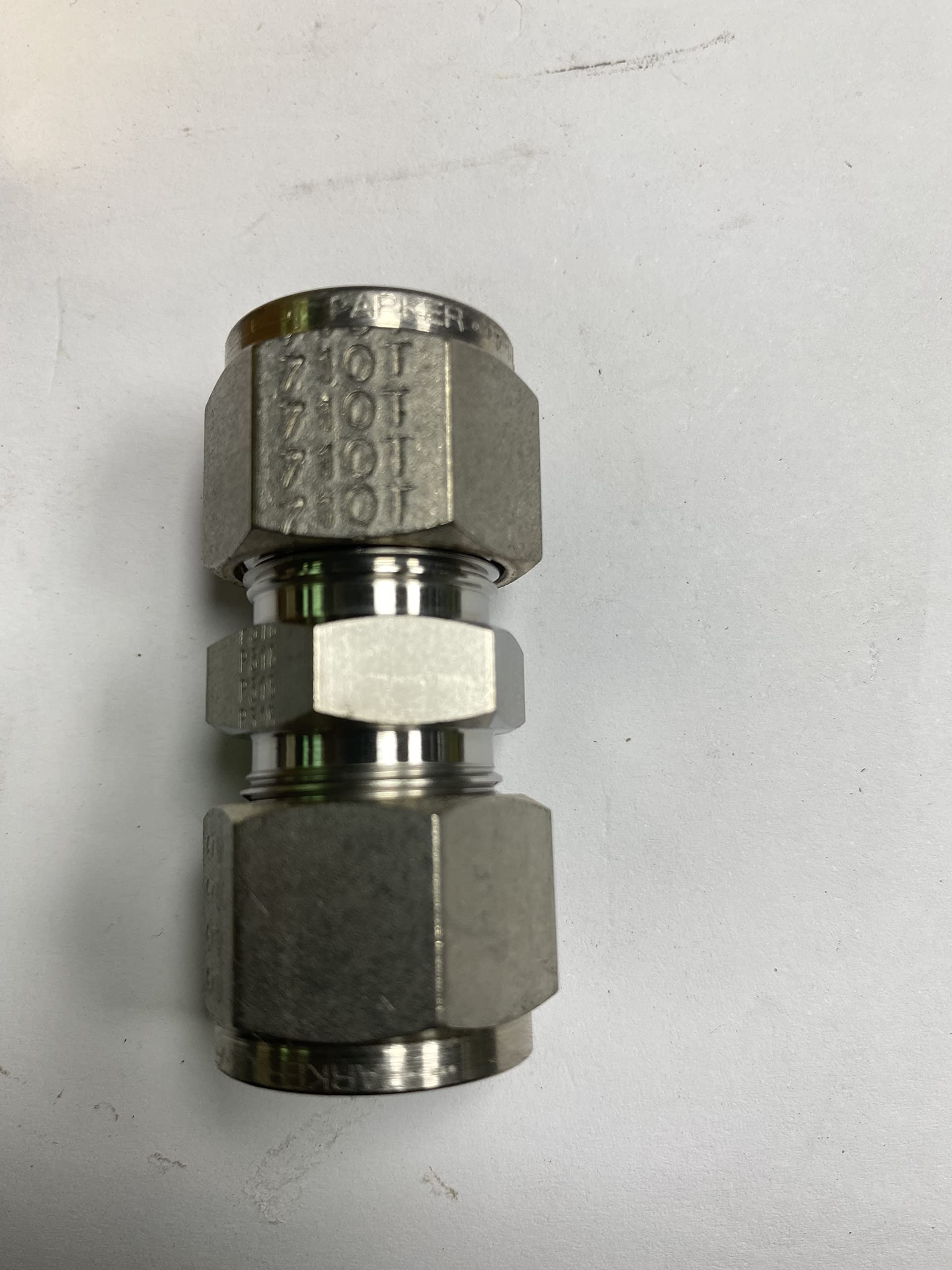 Raccord union Parker A-Lok 8SC8-316 pour tube OD 1/2 en acier inoxydable 316