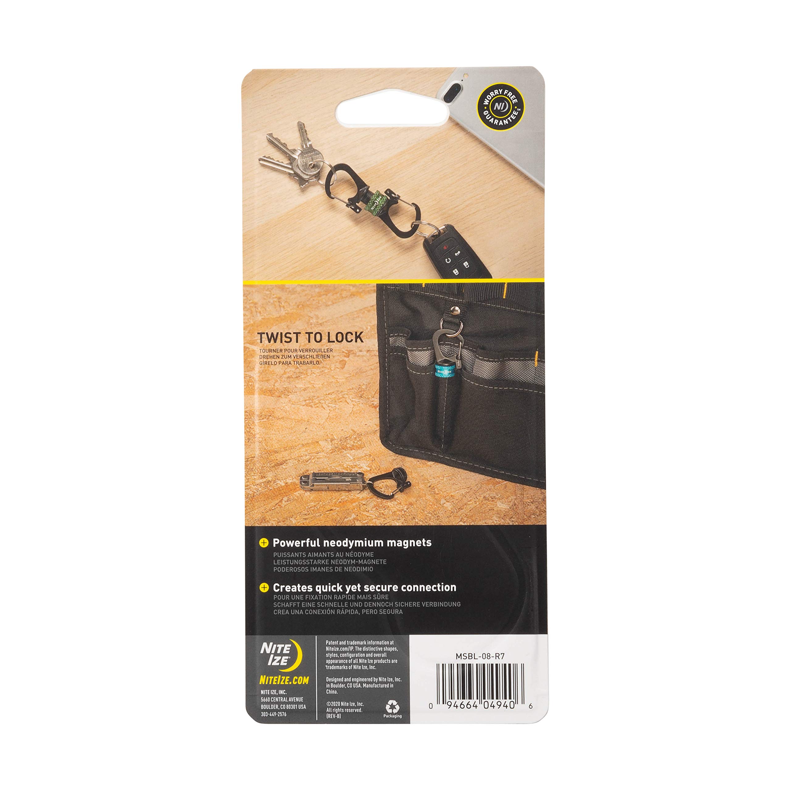 Nite Ize Slidelock 360° MSBL-08-R7 Karabińczyk, Oliwkowy
