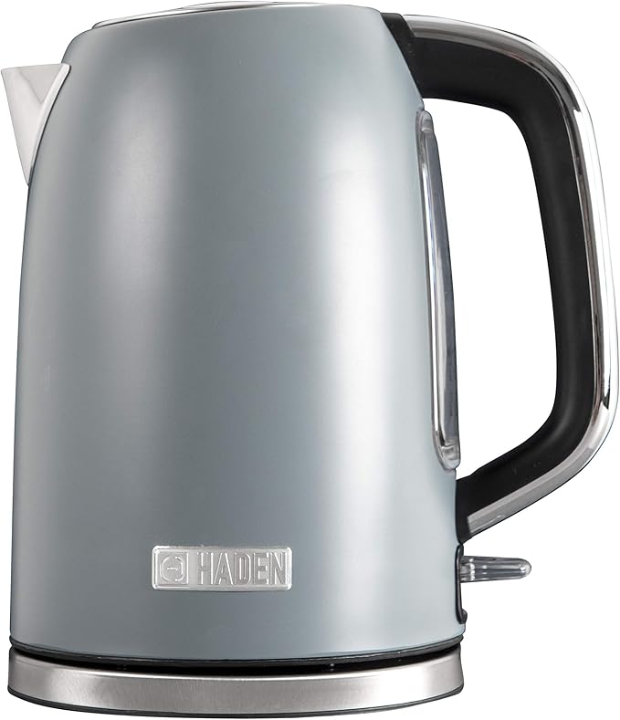 Haden Perth 75006 Retro Stainless Steel Tea Kettle, 1500W Hot Water