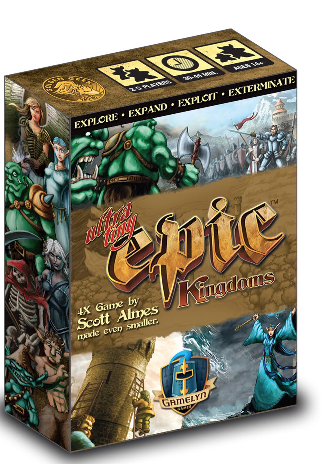 Gamelyn Games Ultra-Tiny Epic Kingdoms Pocket Board Game